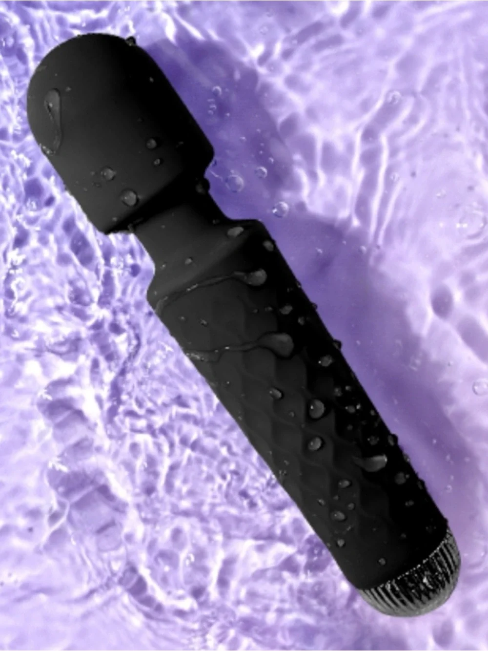 Black Massage Wand: Multi Vibration Modes, App & Waterproof. SEALED/NEW
